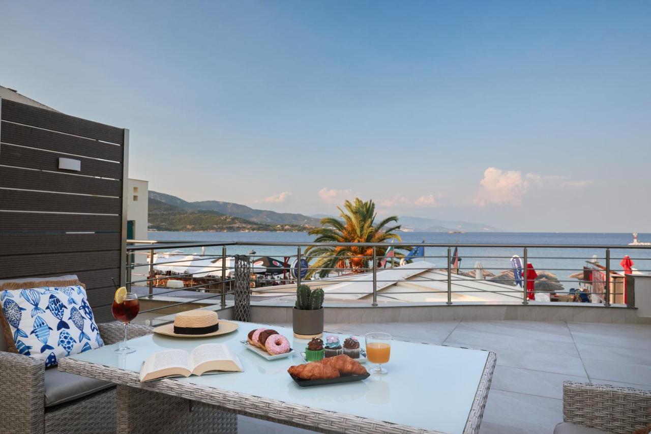 Appartamento Horizon Seaside Living Nea Iraklitsa Esterno foto
