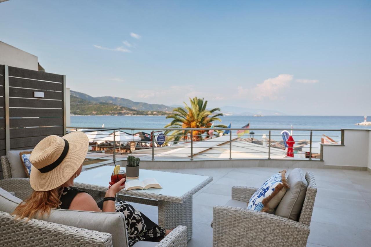 Appartamento Horizon Seaside Living Nea Iraklitsa Esterno foto